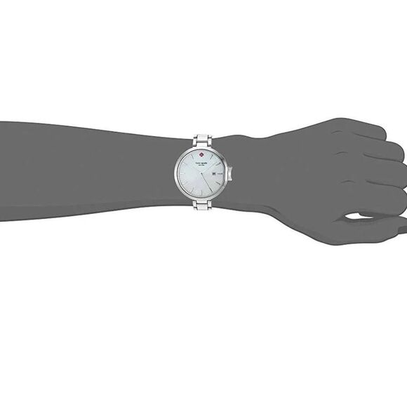 Kate Spade New York Park Row Silver Mother of Pearl Watch main image 8